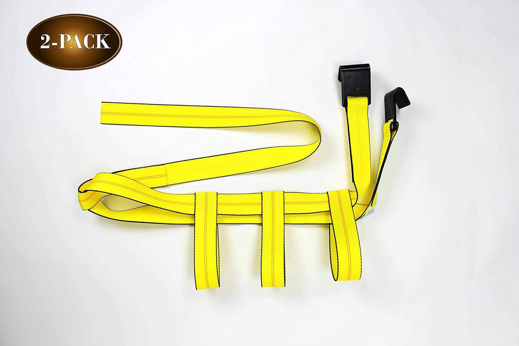 Tow Dolly Basket Straps with Flat Hooks 2-Pack Q9919