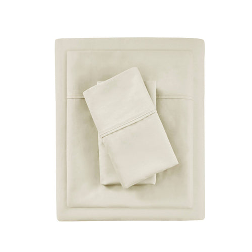 1000 Thread Count 4 Piece Sheet Set - Cal King - Ivory T2535