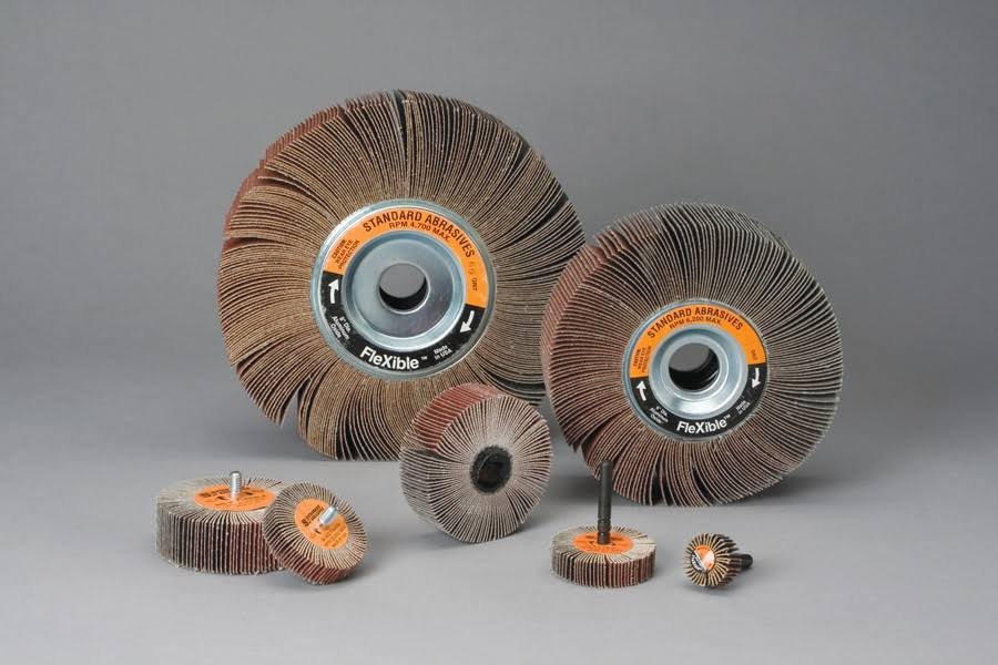 1-1/2 in x 1/2 in x 1/4 in 80 Flap Wheel Z8466