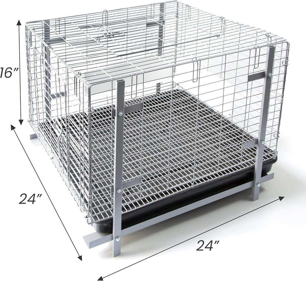 24-inch Rabbit Cage with Tray H94525