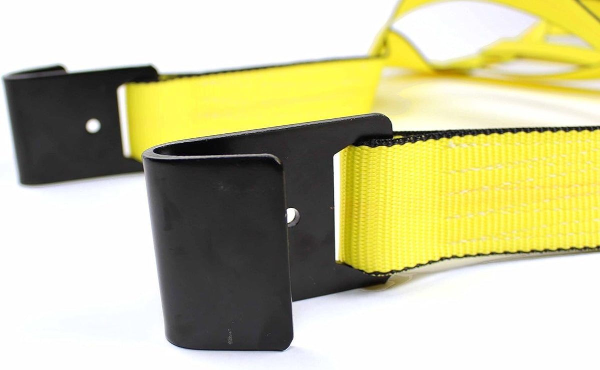 Tow Dolly Basket Straps with Flat Hooks 2-Pack Q9919