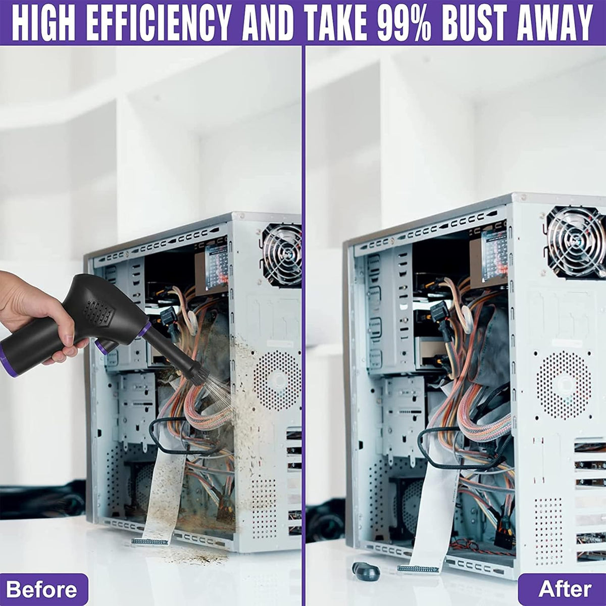 15000mAh Electric Air Duster with LED Light H18524