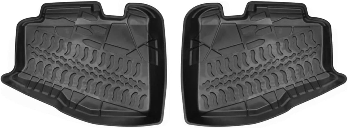 Black Floor Mats Liners Front and Rear Carpet P81080