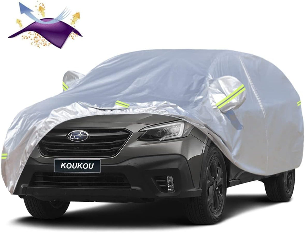 Waterproof All Weather SUV Car Cover with Zipper Door Z1485