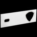 Champagne Bronze Single Handle Wall Mount Escutcheon Assembly S2232