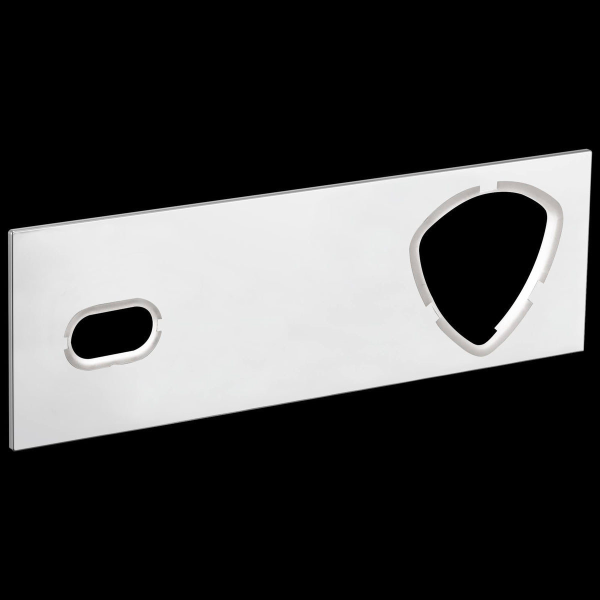 Champagne Bronze Single Handle Wall Mount Escutcheon Assembly S2232
