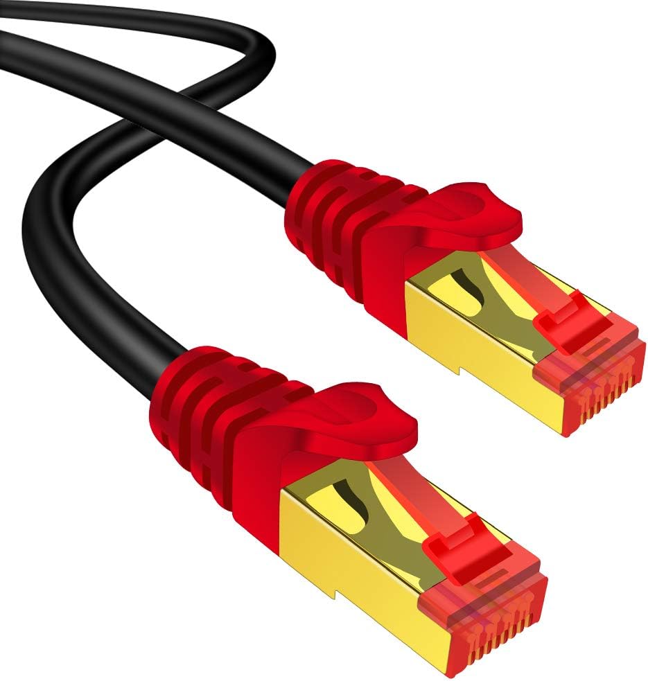 Cat7 Ethernet Cable 250 ft 26AWG Heavy-Duty STP Waterproof Direct Burial C29079