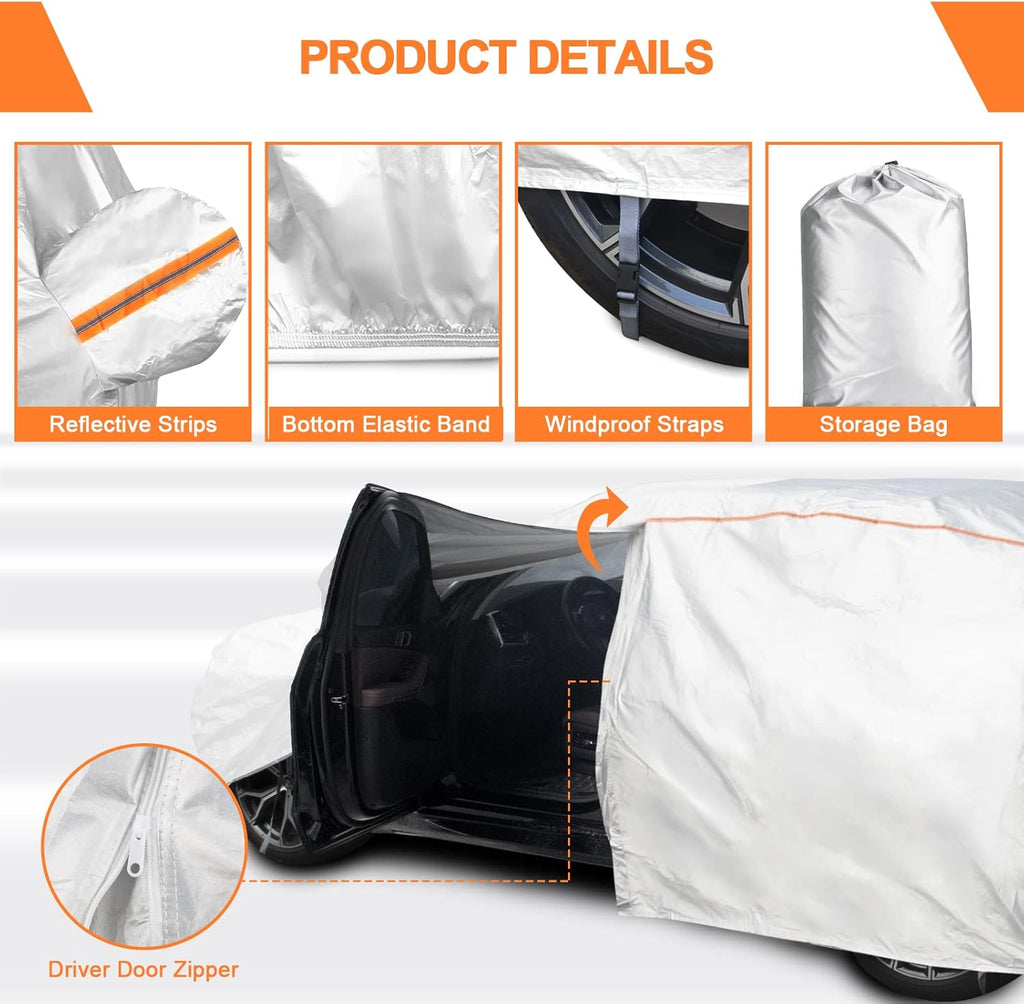 6 Layers Waterproof All Weather Car Cover C637983