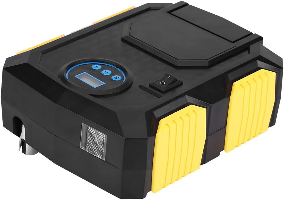 12V Digital Portable Car Tire Inflator Pump 150PSI Q797372