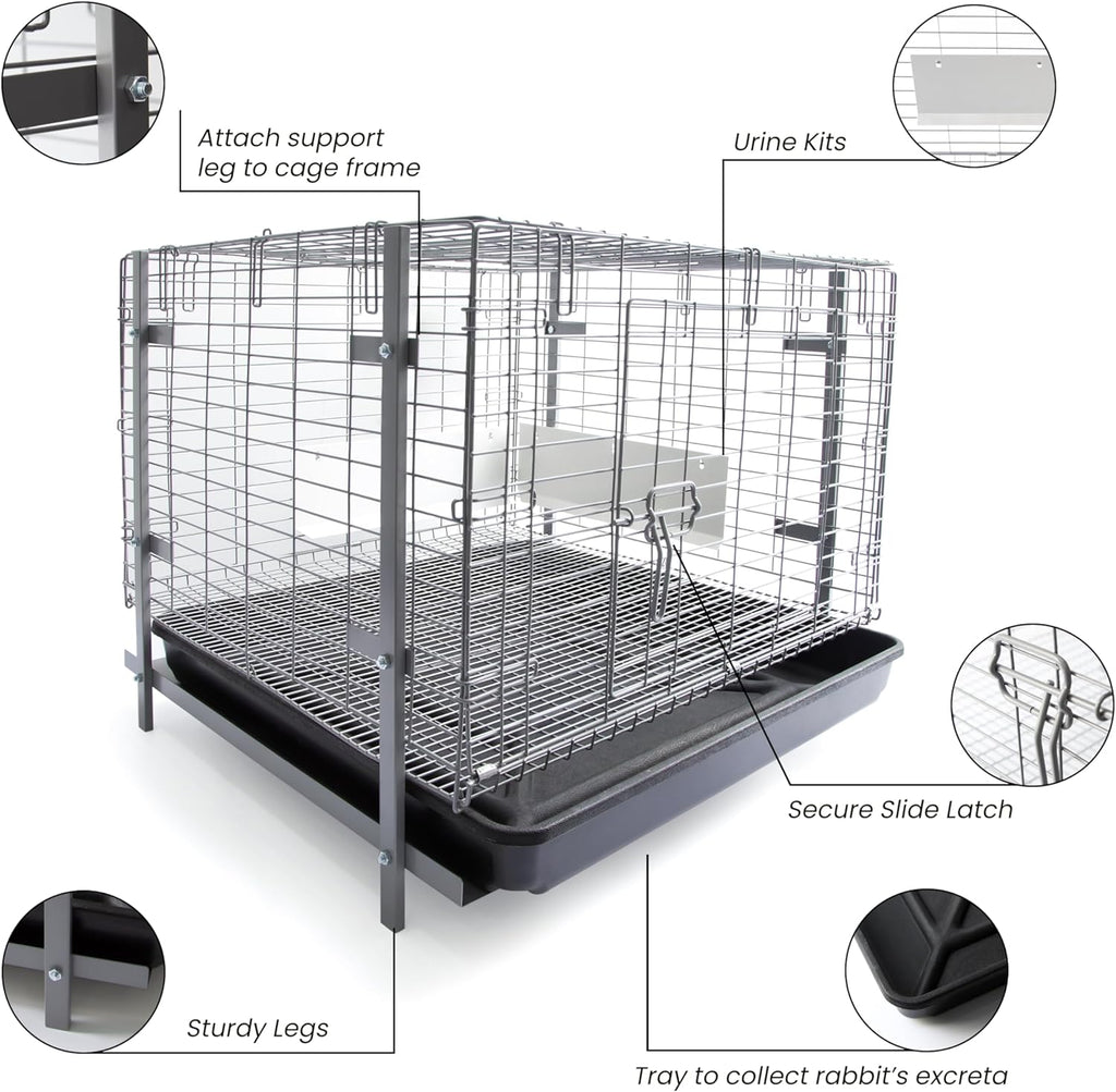 24-inch Rabbit Cage with Tray H94525