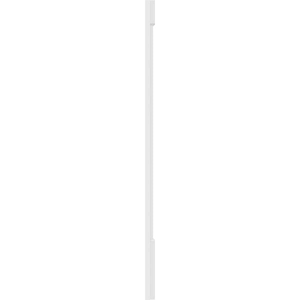 Fluted PVC Pilaster with Capital & Base (Pair) E56152