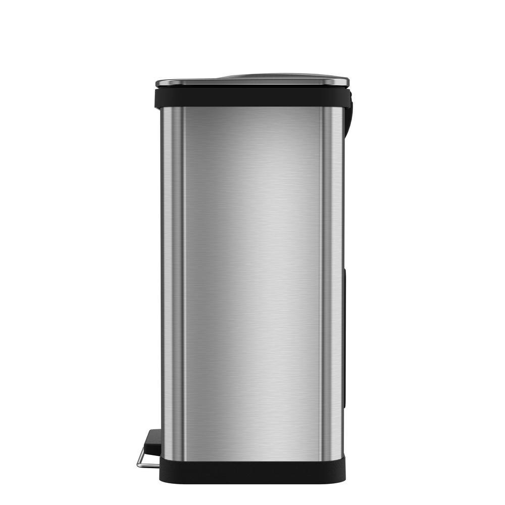 13-Gallon Stainless Steel Trash Can D4835