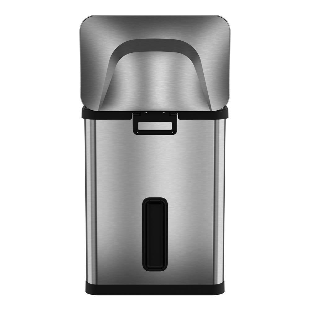13-Gallon Stainless Steel Trash Can D4835