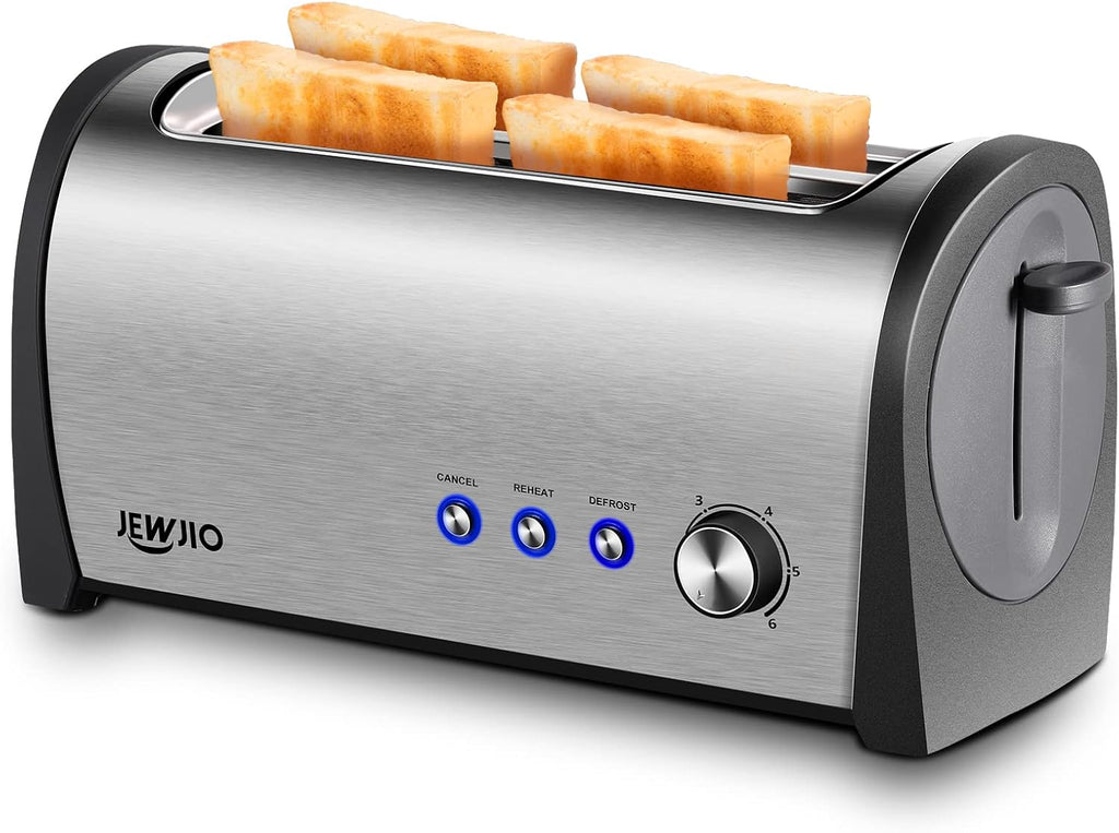 4 Slice Stainless Steel Long Slot Toaster R11694