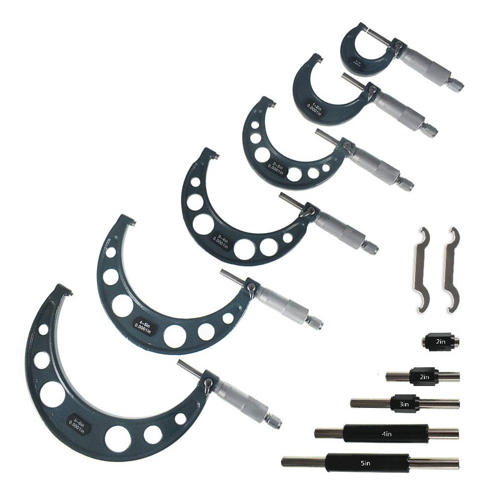 4Pcs 0-4 Inch Precision Micrometer Set W9416