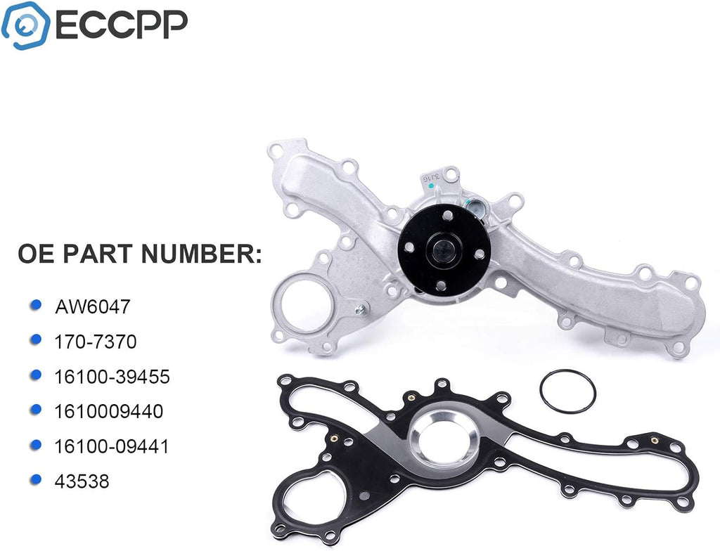 Water Pump with Gasket 3.5L Pack of 2 H5300