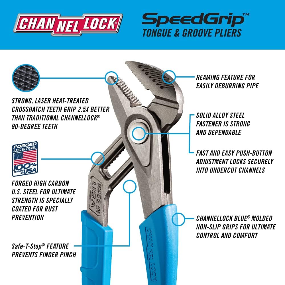 2pc Tongue & Groove Pliers Set G349531