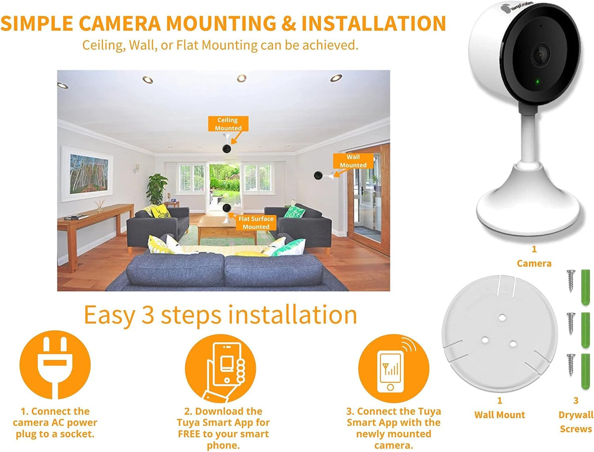 1080p HD Indoor Security Camera V968782