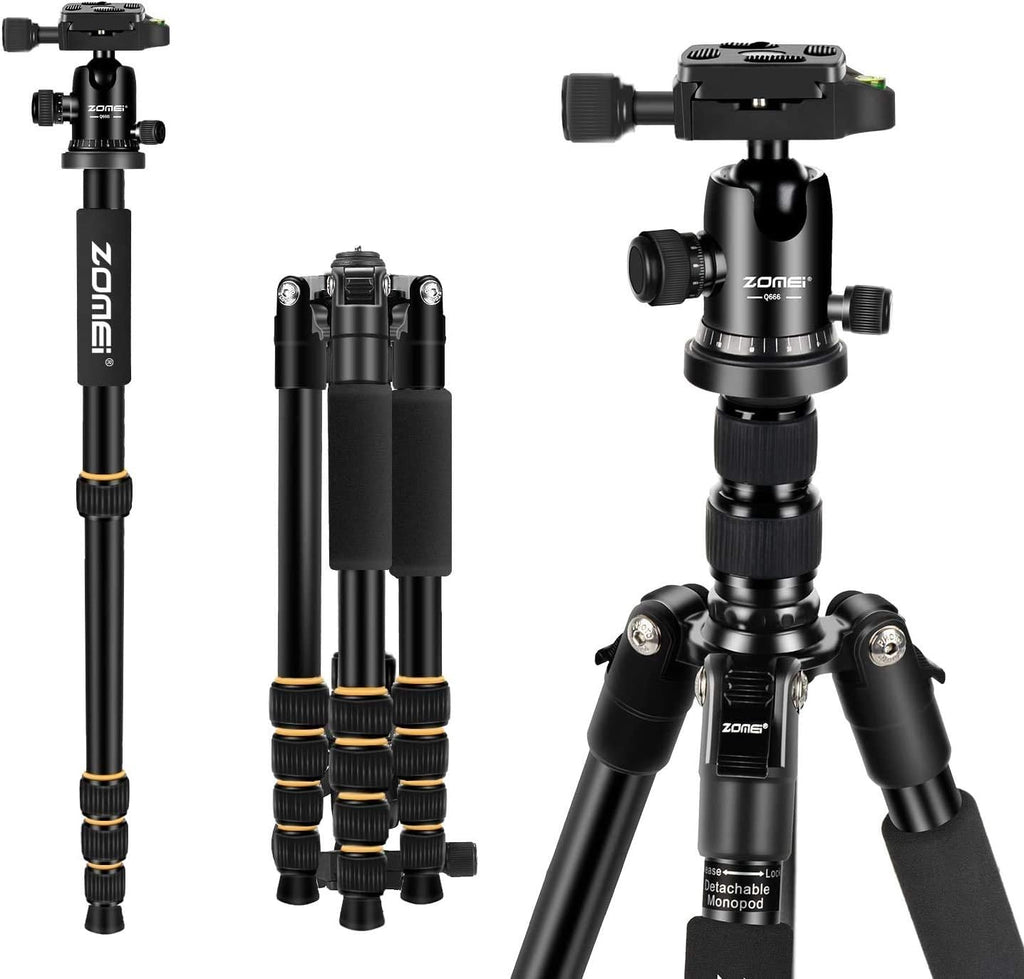 Camera Tripod with Ball Head Quick Release Plate and Carrying Case F8534
