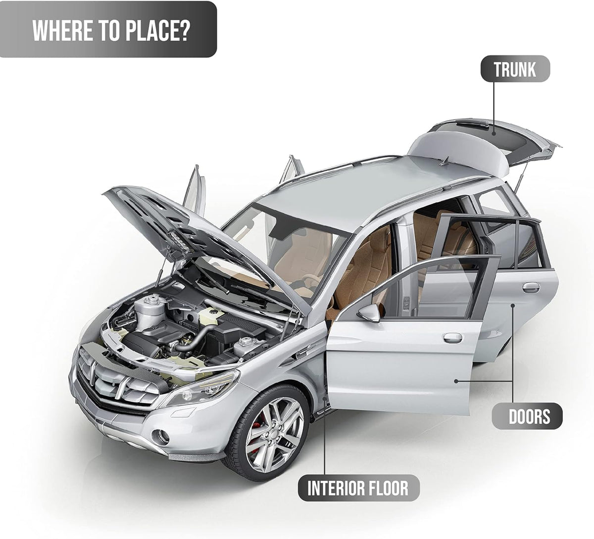 150 Mil 20 Sqft Car Sound Deadener Material I976