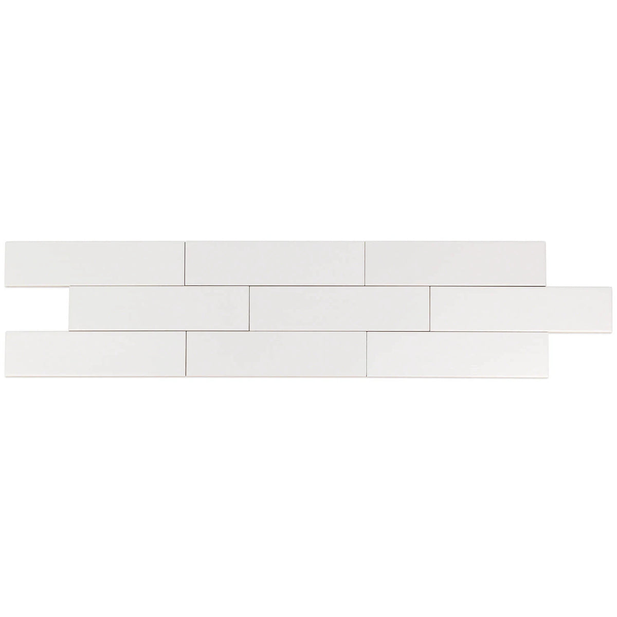 White 3x10 Matte Ceramic Tile S12986