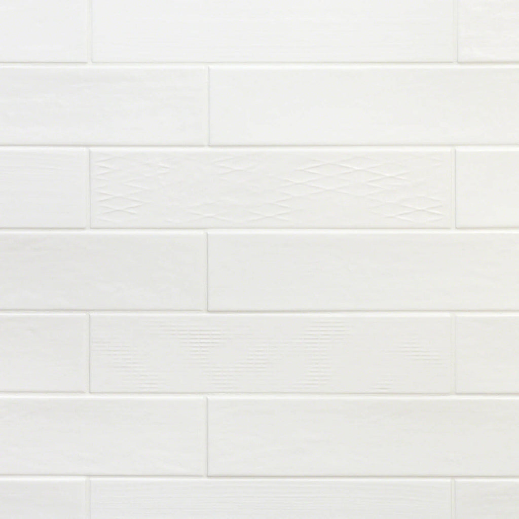 White 3x10 Matte Ceramic Tile S12986