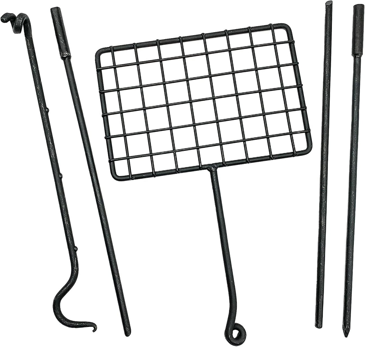 Steel Campfire Cooking Grate Swivel Grill with Canvas Carrying Bag H5128