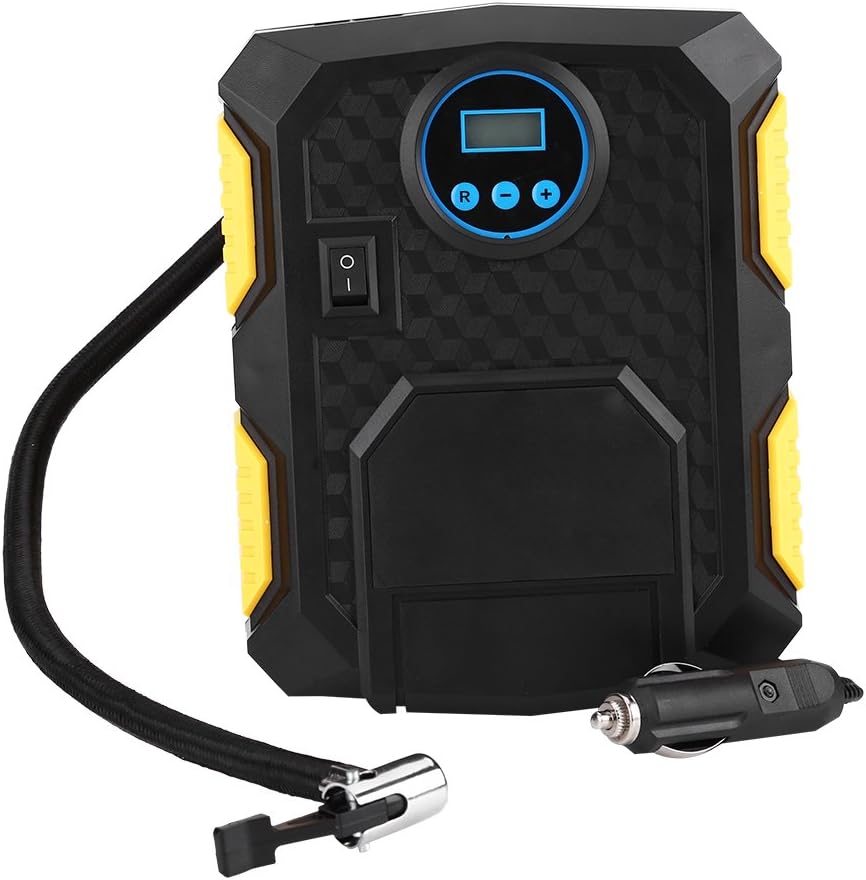 12V Digital Portable Car Tire Inflator Pump 150PSI Q797372