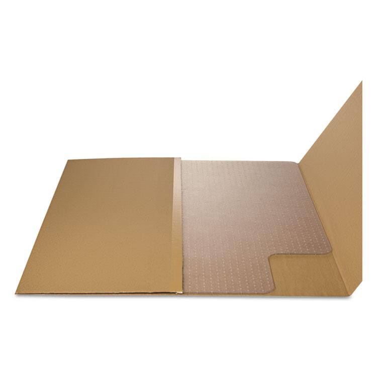 Clear Rectangular Chair Mat for Low Pile Carpet Z218962