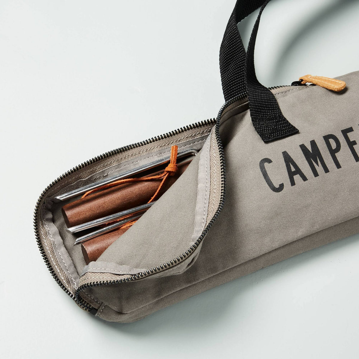 4pc Campfire Skewer Set with Carrying Bag M489