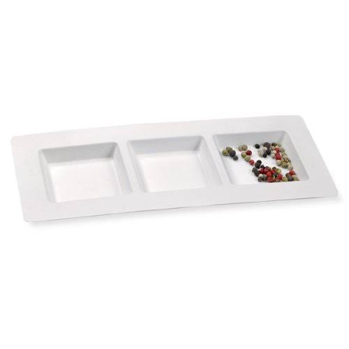 3 Compartment Sugarcane Plate Pack of 250 X4024