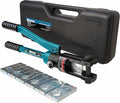Hydraulic Cable Lug Crimper 16 Ton 9 AWG to 600 MCM Tool Kit with 13 Die Sets S997