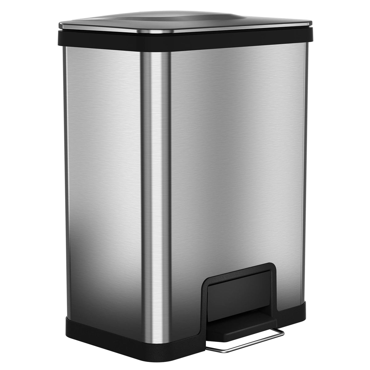 13-Gallon Stainless Steel Trash Can D4835