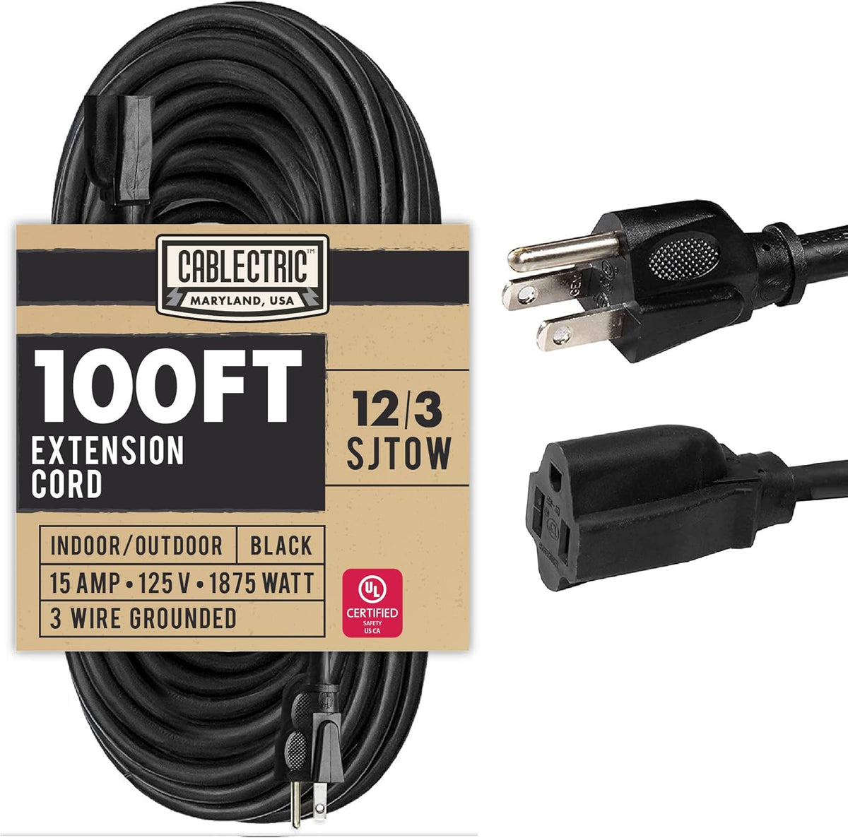 50 Ft 12 Gauge Heavy Duty Orange Extension Cord G872789