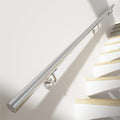 Brushed Stainless Steel Wall Mounted Stair Handrail P662