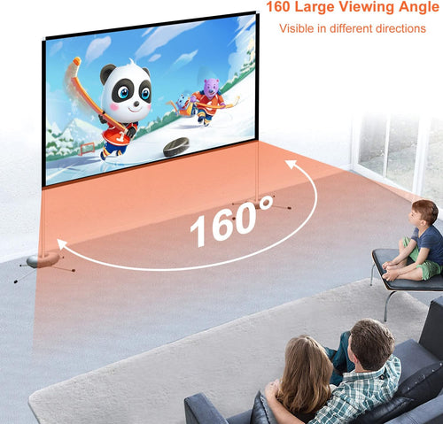 100 Inch Foldable Projector Screen and Stand with Carry Bag 16:9 V707201