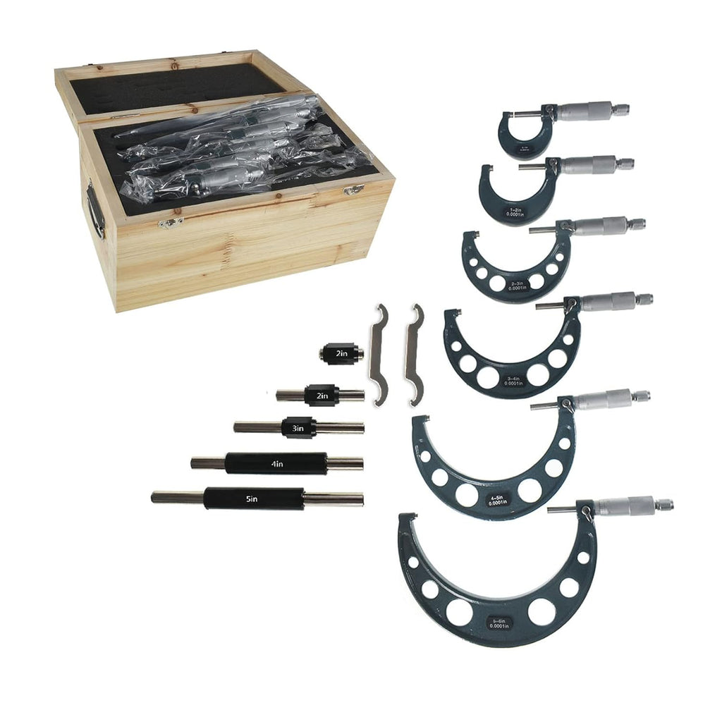 4Pcs 0-4 Inch Precision Micrometer Set W9416