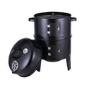 Portable Charcoal Grill 3 in 1 BBQ Smoker M431