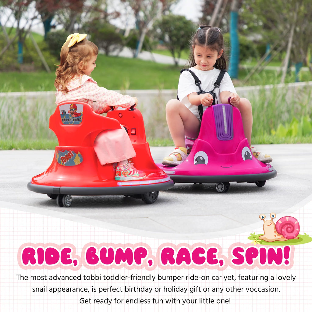 12V Kids Bumper Car with Remote Control LED Lights P60795