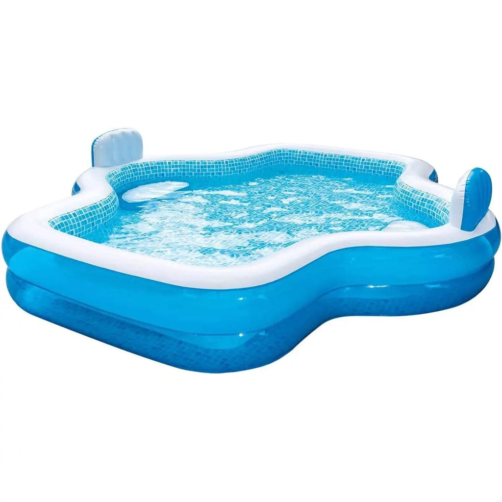 10 Feet Long Inflatable Pool with 2 Seats H3008