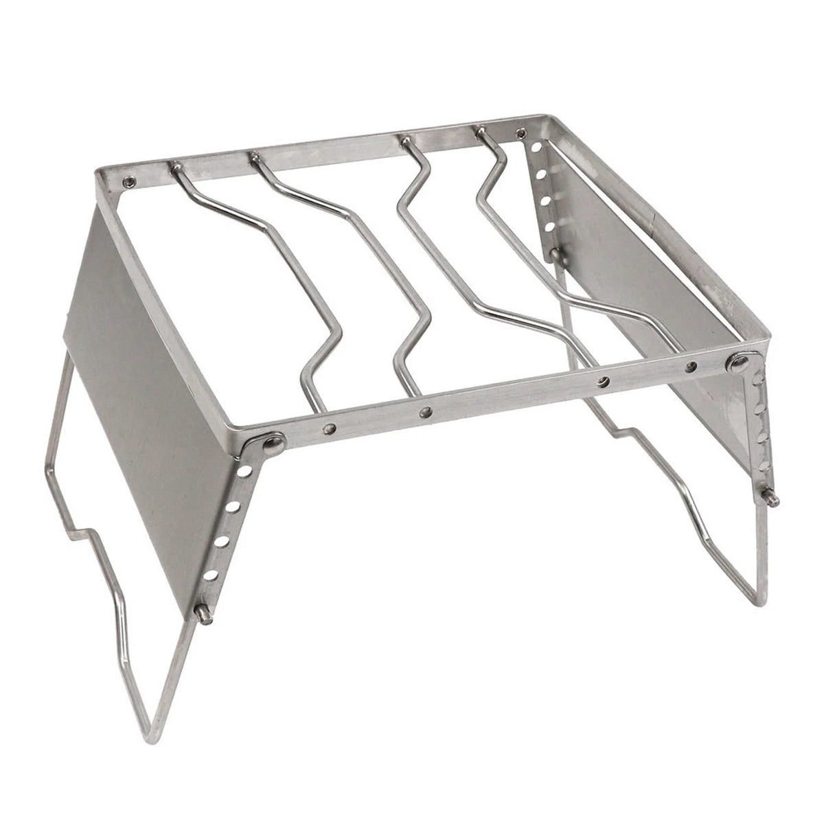 Folding Portable Charcoal Grill Stainless Steel BBQ X2776