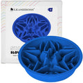 Slow Feeder Dog Bowl with Feeder Holes X970