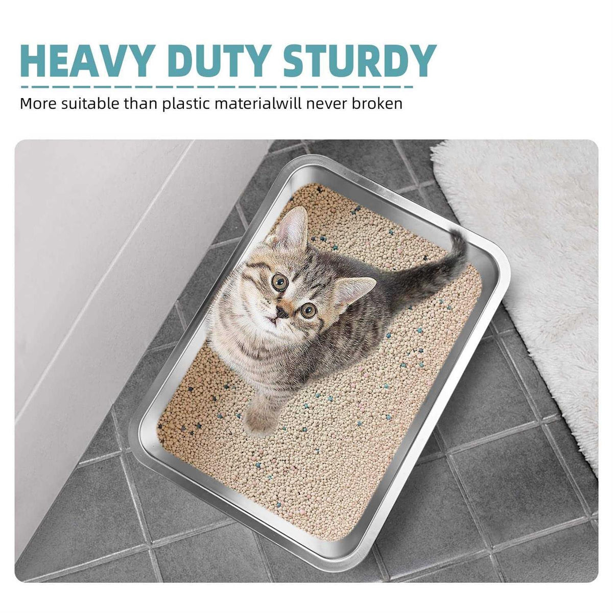 Stainless Steel Litter Box R231543