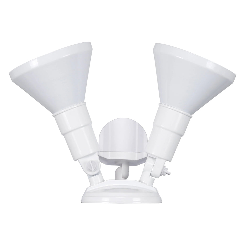 White Dual Head Motion Activated LED Security Flood Light L84793
