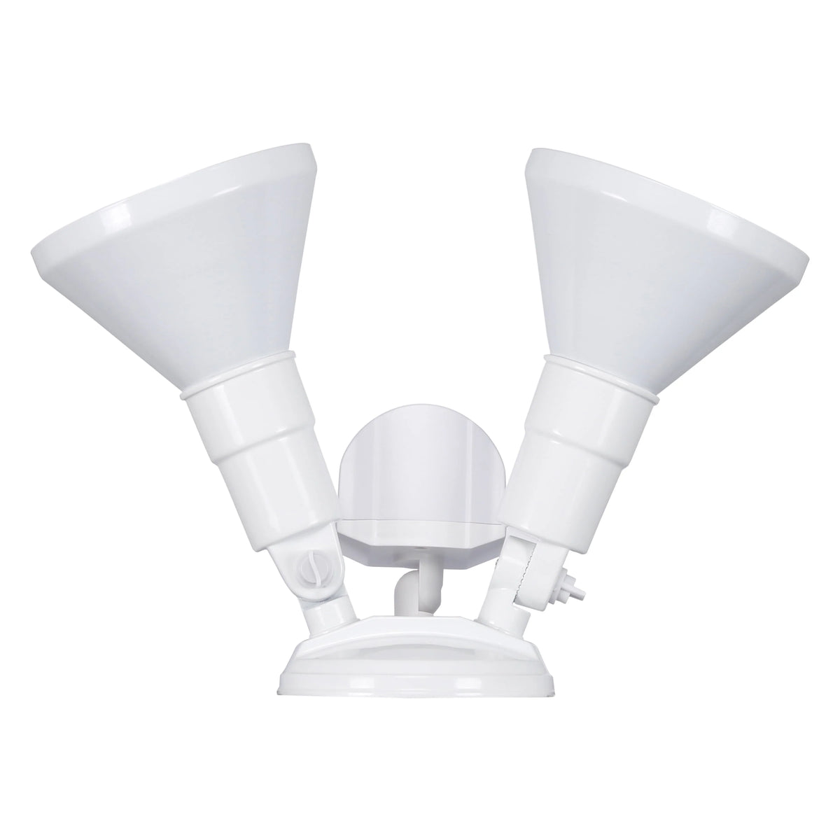 White Dual Head Motion Activated LED Security Flood Light L84793