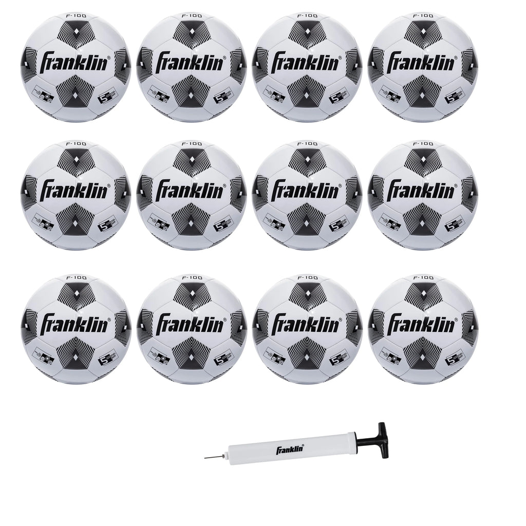 12 Ball Pack with Pump Size 5 Q6904