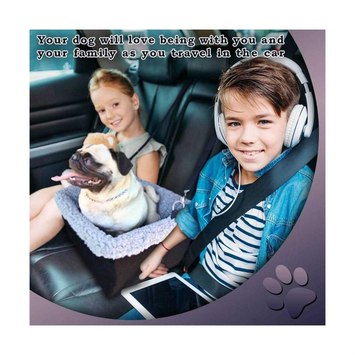 Dog Car Seat for Pets up to 15lbs J605381