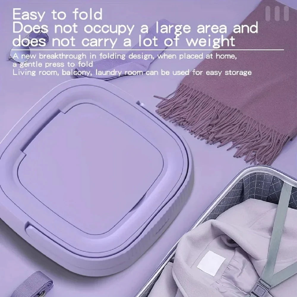 Portable 9L Foldable Mini Washing Machine B69655