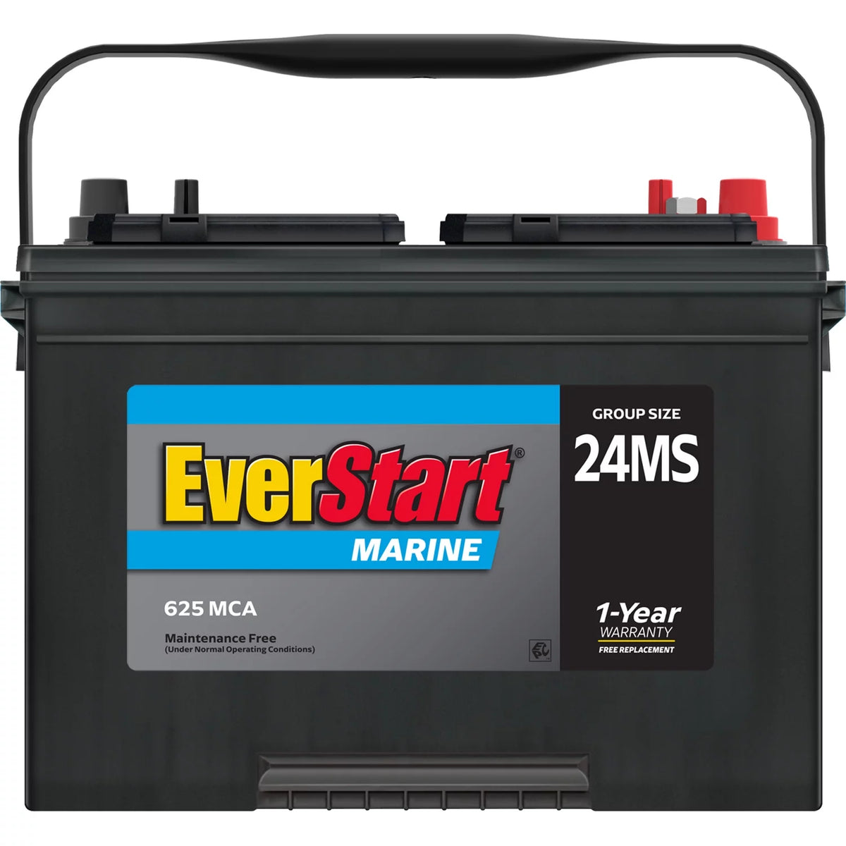 Lead Acid Marine Starting Battery Group Size 24MS 12 Volt 1000 MCA S56820