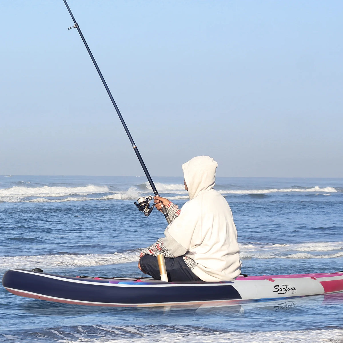11 Ft Inflatable Stand Up Paddle Board and Sit-on Kayak Set F19500